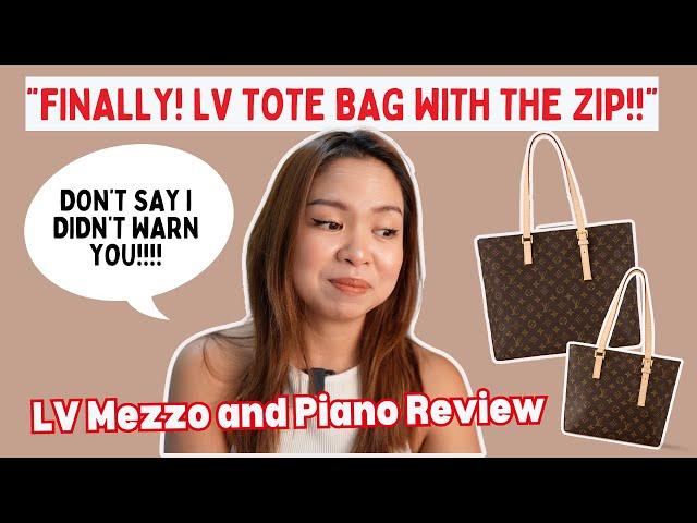 TIME FOR A NEW TOTE | LV MEZZO AND PIANO BAG REVIEW