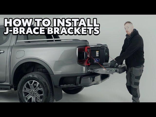 How To Install J-Brace Support Brackets for 2023+ Ford Ranger/Raptor & VW Amarok