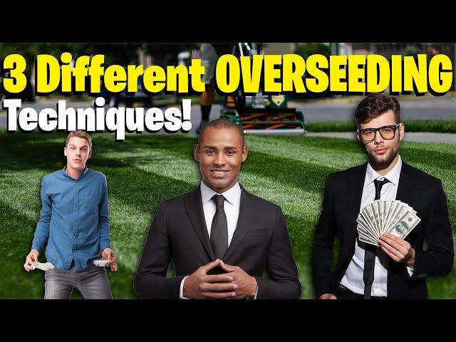 Fix an Ugly Lawn with Overseeding 3 Different OVERSEEDING Techniques! Spring or Fall Overseed guide