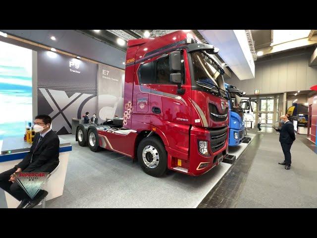 2023 XCMG Hanvan P9 Tractor Truck Interior and Exterior IAA Transportation 2022 Hannover Messe