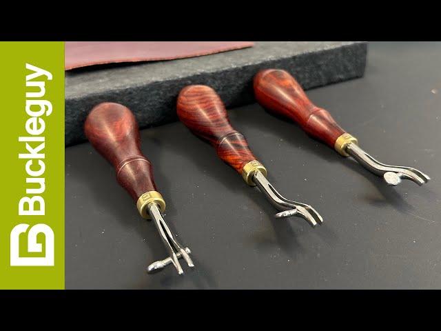 BG Leather Adjustable Leather Creaser | Buckleguy Tools Demo