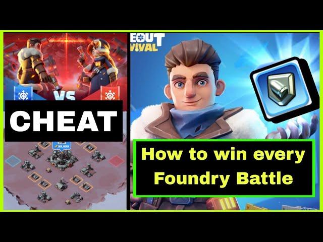  Biggest CHEAT | Ultimate Guide on Foundry Battle - Whiteout Survival | Win all foundry battle F2P