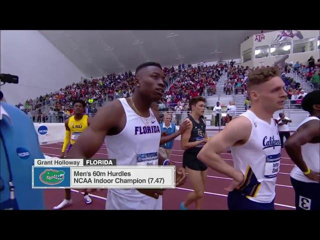 Grant Holloway 7.47 - 2018 NCAA Indoor 60m Hurdles