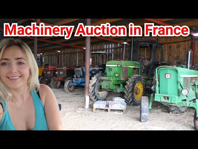 MACHINERY AUCTION IN RURAL FRANCE