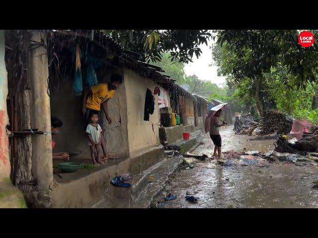 Exploring a Remote Village by a Flooded River in Heavy Rain with @LocalLooks