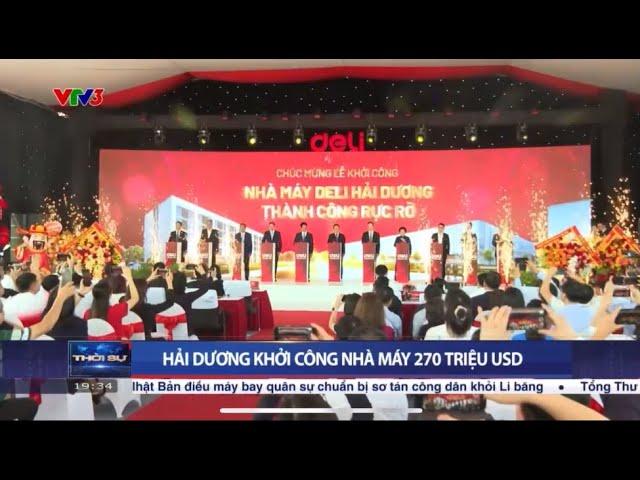 Groundbreaking ceremony for Deli Group's Vietnam Hai Duong factory