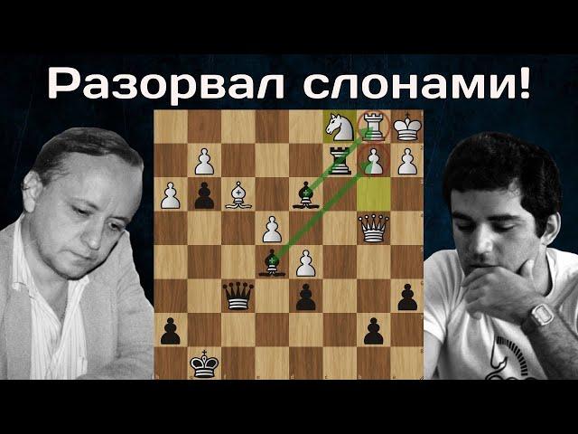 Блестящая атака Каспарова! Флорин Георгиу  - Гарри Каспаров | Салоники 1988 | Шахматы
