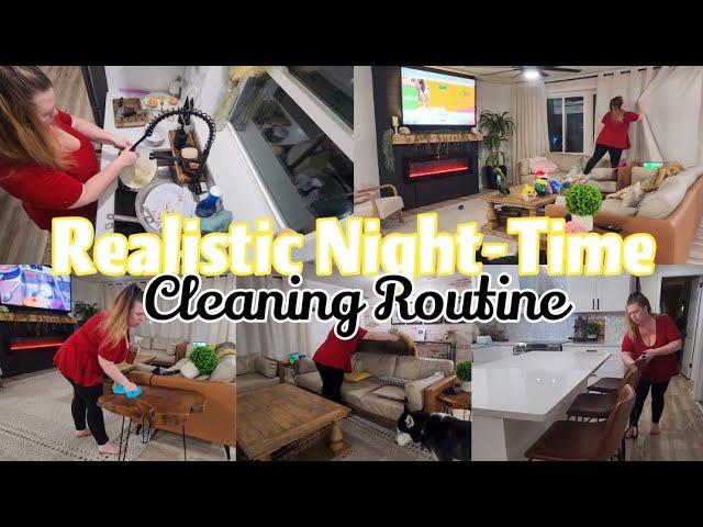 REALISTIC NIGHT-TIME CLEAN WITH ME / AFTERDARK CLEANING ROUTINE / SPEED CLEANING MOTIVATION