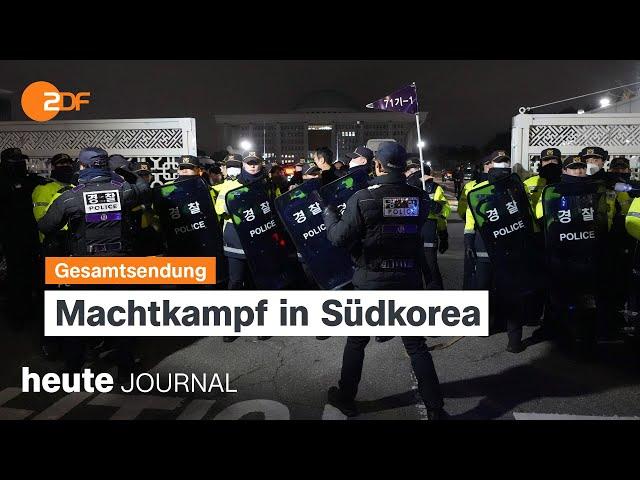 heute journal vom 03.12.24 Machtkampf Südkorea, Rebellen in Syrien, Umstrukturierung der AfD-Jugend