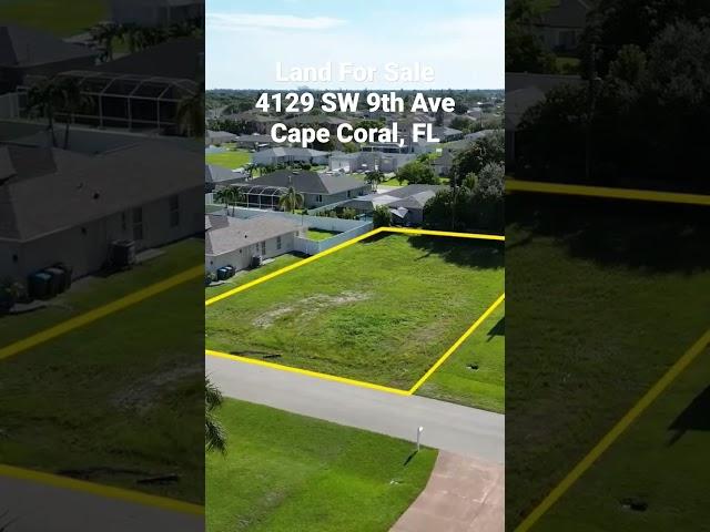 Land For Sale in Cape Coral FL - 4129 SW 9th Ave