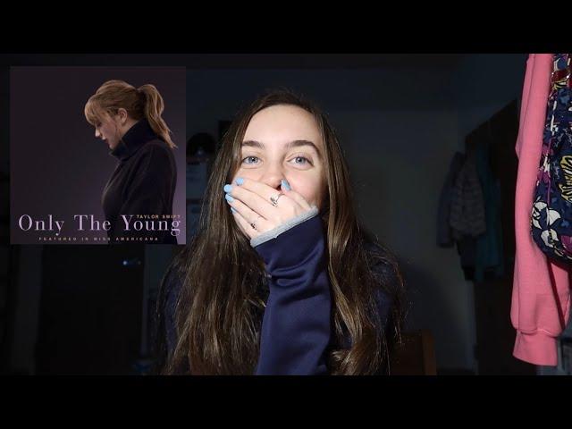 taylor swift “Only the Young (featured in Miss Americana)” reaction