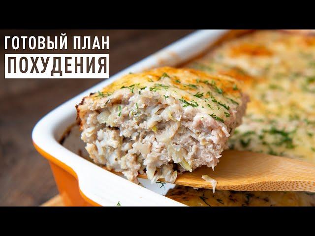 Рацион Питания для Похудения! Вкусное и Сбалансированное Меню на 1400 ккал! Ешь и Худей!