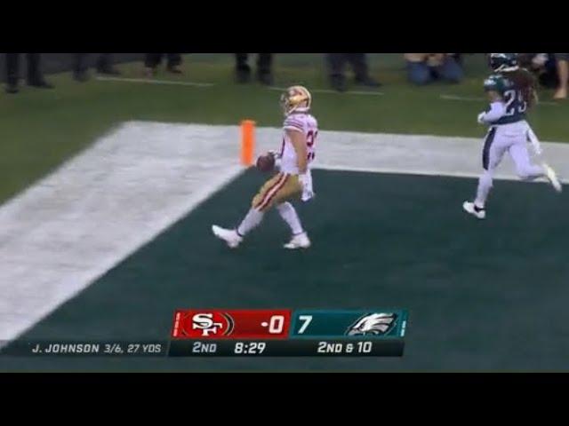 Christian McCaffrey UNREAL TOUCHDOWN RUN vs Eagles 