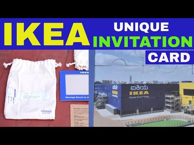 what is unique about IKEA Invitation card | IKEA nagasandra Bengaluru Housewarming on June 22