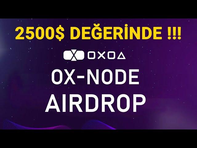 OXOA Network Web3 Oyun Projesi Node / Airdrop ve Pasif Gelir Fırsatı / 2500$ Değerinde Bir Video !!!