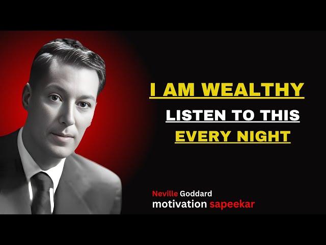 I AM WEALTHY LISTEN TO THIS EVERY NIGHT" NEVELLI GODDARD MOTIVATION!