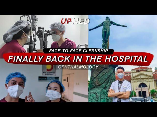 First week of hospital duty | face-to-face clerkship | medical school | UPCM