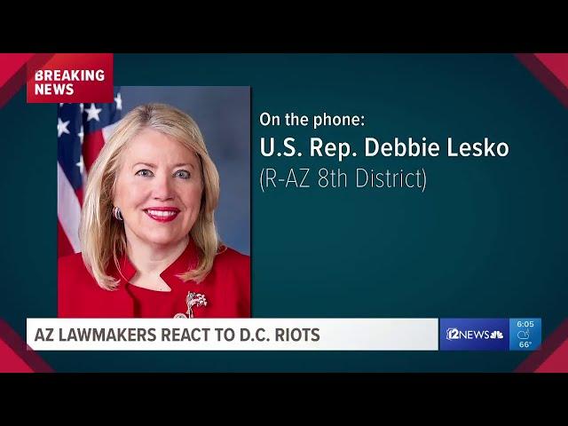 12 News at 6: Arizona leaders react to the riot inside the U.S. Capitol