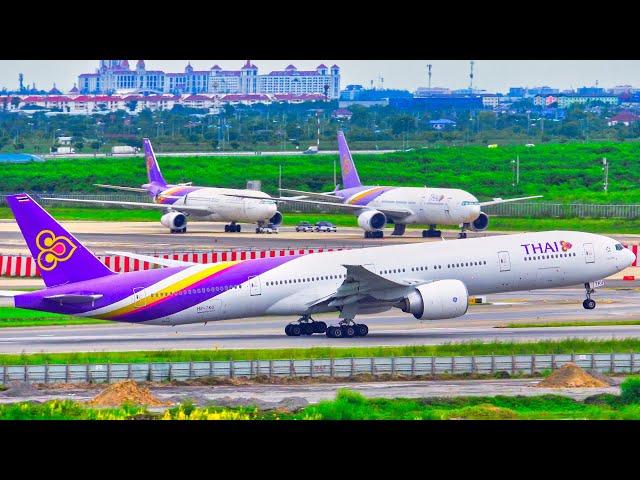 3+ HOURS of Plane Spotting at Bangkok Suvarnabhumi Airport (BKK) | 4K Aircraft Landings & Takeoffs!