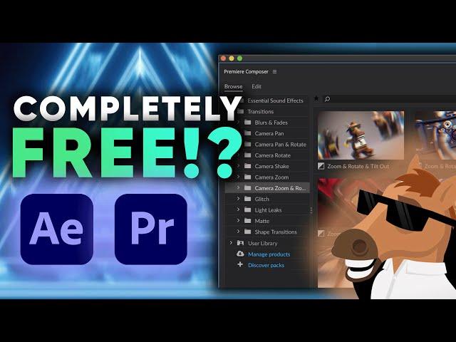 ANIMATE LIKE A PRO WITH THIS FREE PLUGIN! (After Effects & Premiere Pro)