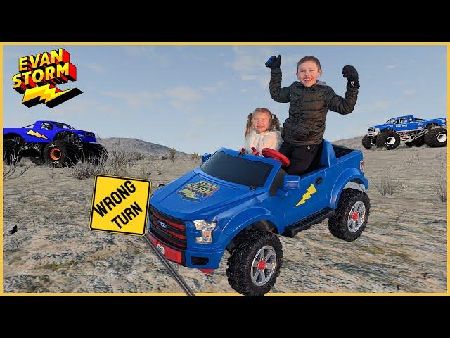 BRAND NEW! DIY Custom Evan Storm Power Wheels Competes at Monster Truck Show