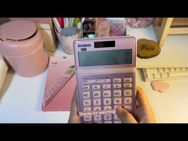 BEST BASIC CALCULATOR FOR CPALE? | Unboxing JW200SC