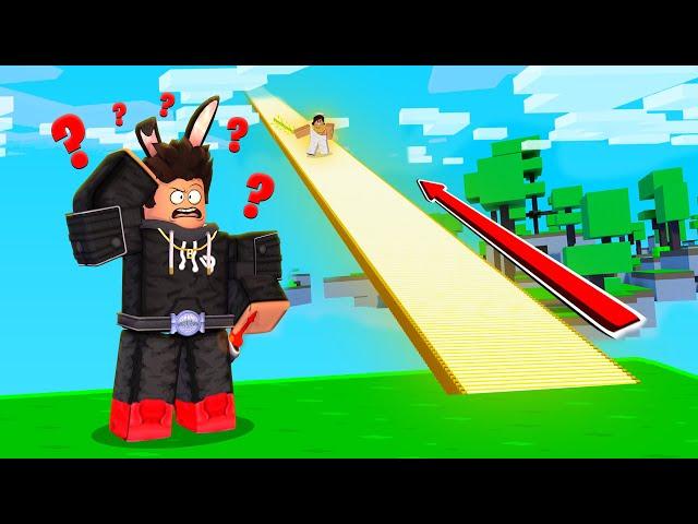 Staircase to HEAVEN!! in Roblox BedWars