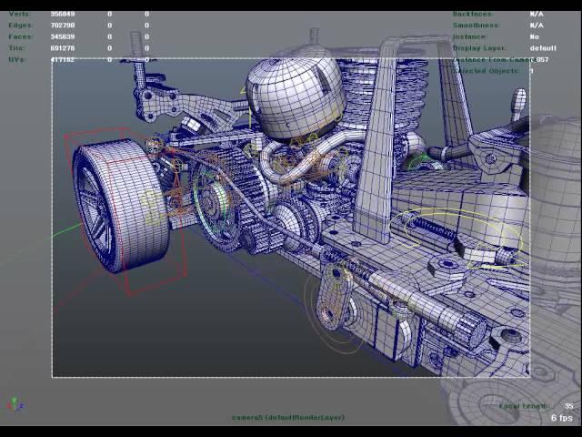 VFXLAB student set up for animation (WIP)