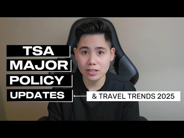 WAKE UP to TSA BIGGEST Security Changes and TRAVEL TRENDS in 2025