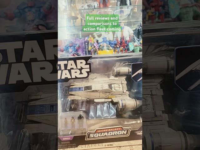 B Wing & U wing Micro Galaxy Squadron #microgalaxysquadron #hasbro #starwars star wars