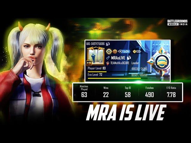 KD PUSH KARNA PADEGA !!! ‍↔️| BGMI LIVE WITH MRAisLIVE  | #bgmi #bgmilive