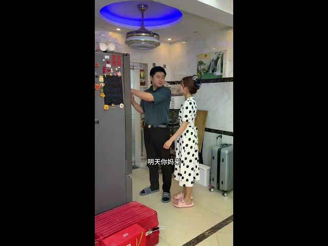 The mother-in-law is coming to help her son's wife with the child  but the daughter-in-law dislikes