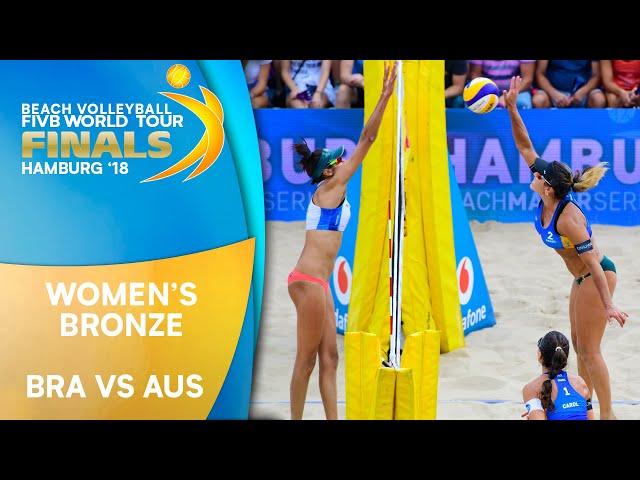 Women's Bronze Medal: BRA vs. AUS | Beach Volleyball World Tour Finals Hamburg 2018