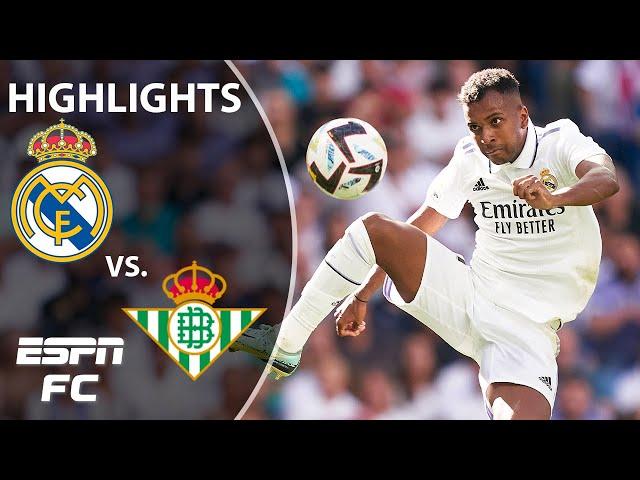 Real Madrid vs. Real Betis | LaLiga Highlights | ESPN FC