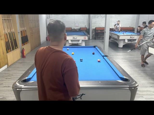 Trying to apply Phuc Long Pool Master technique to play a 12 ball rack