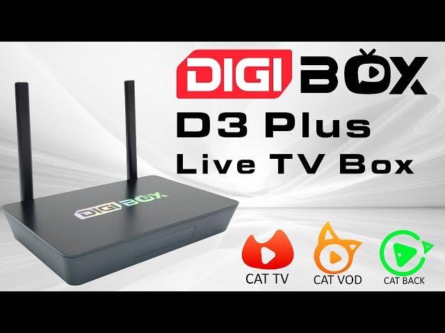 Digibox D3 plus Live TV Android 12 TV box Review