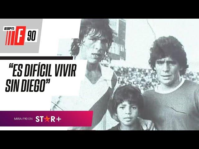 ¡LA EMOCIÓN DE LALO MARADONA AL RECORDAR A DIEGO EN #ESPNF90!