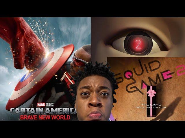 Shmac Reacts To Captain America: BNW & Squid Game: Season 2 Trailers!!