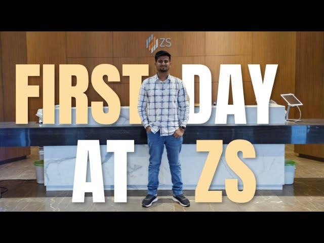 First Day At ZS Associates Office | Vlog 2