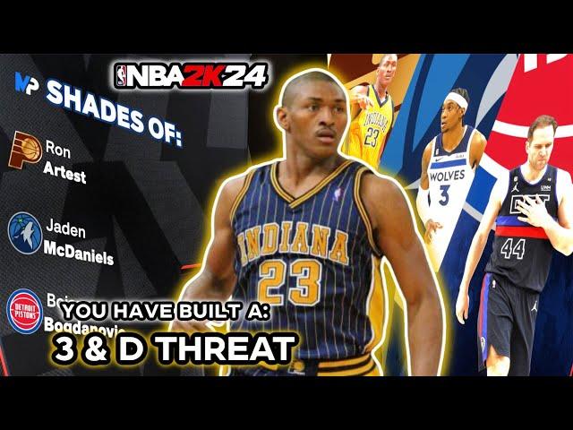 I made RON ARTEST exact build in NBA 2K24