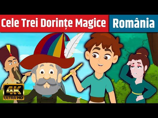 Cele Trei Dorințe Magice - Povesti Pentru Copii | Basme În Limba | povesti de adormit copii