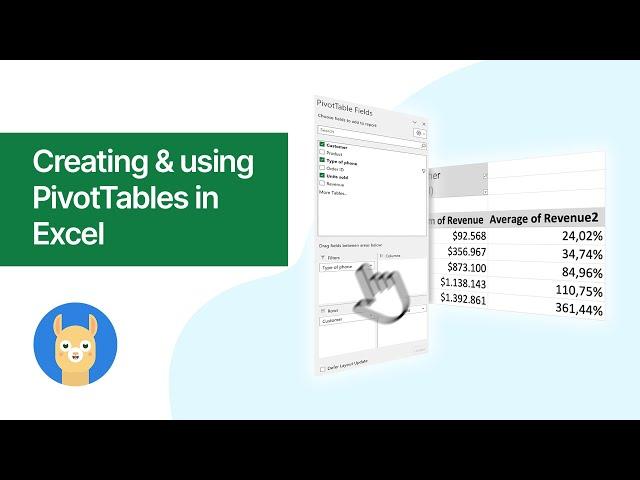 Creating and using PivotTables in Excel!