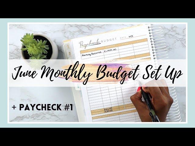 RESTARTING OUR BUDGET | JUNE BUDGET SET UP | ZERO BASED BUDGET | BUDGET WITH ME | BEGINNER BUDGETERS