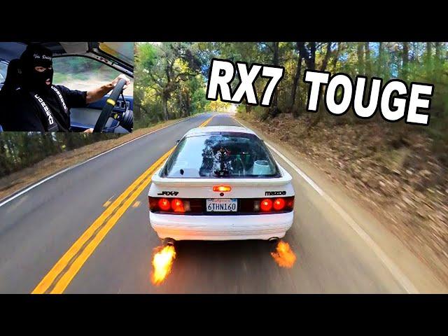 Touge Run With My New Wheels! | RX7 FC