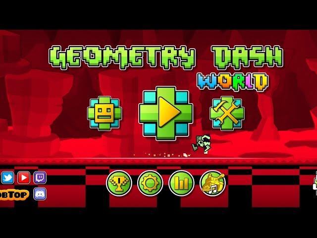 Recording Geometry Dash World for the first time, Let's go - New Experience