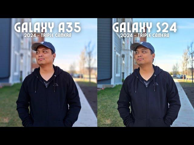 Galaxy A35 vs Galaxy S24 camera comparison! This will save you money!