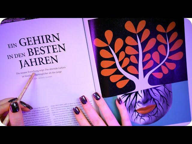 ASMR Inaudible Whispering & Word Tracing for Sleep & Study (German)