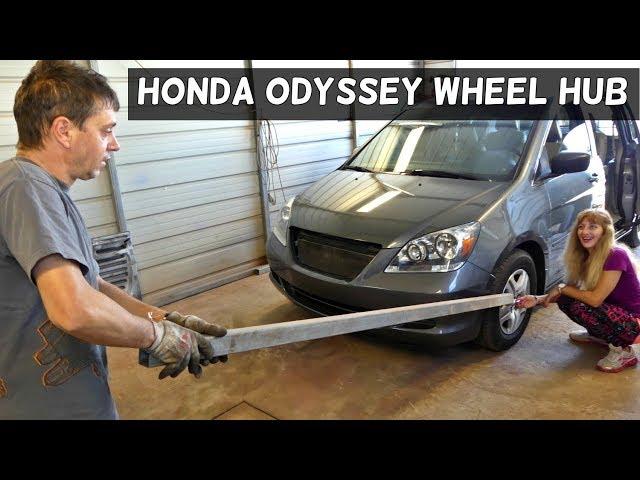 HONDA ODYSSEY FRONT WHEEL HUB REMOVAL REPLACEMENT