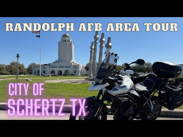 Randolph AFB Area Motorcycle Video Tour, Schertz Tx