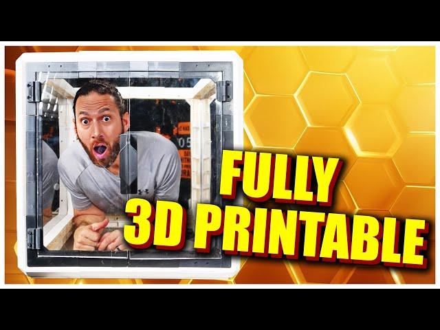This 3D Printer Enclosure is FULLY 3D PRINTABLE!